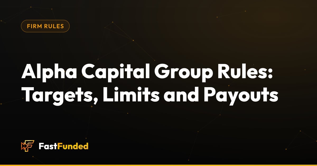 Cover: Alpha Capital Group Rules: Targets, Limits and Payouts (Fast Funded guide)